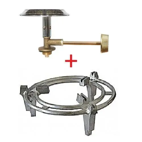 Gas Cylinder Burner + Grill Portable