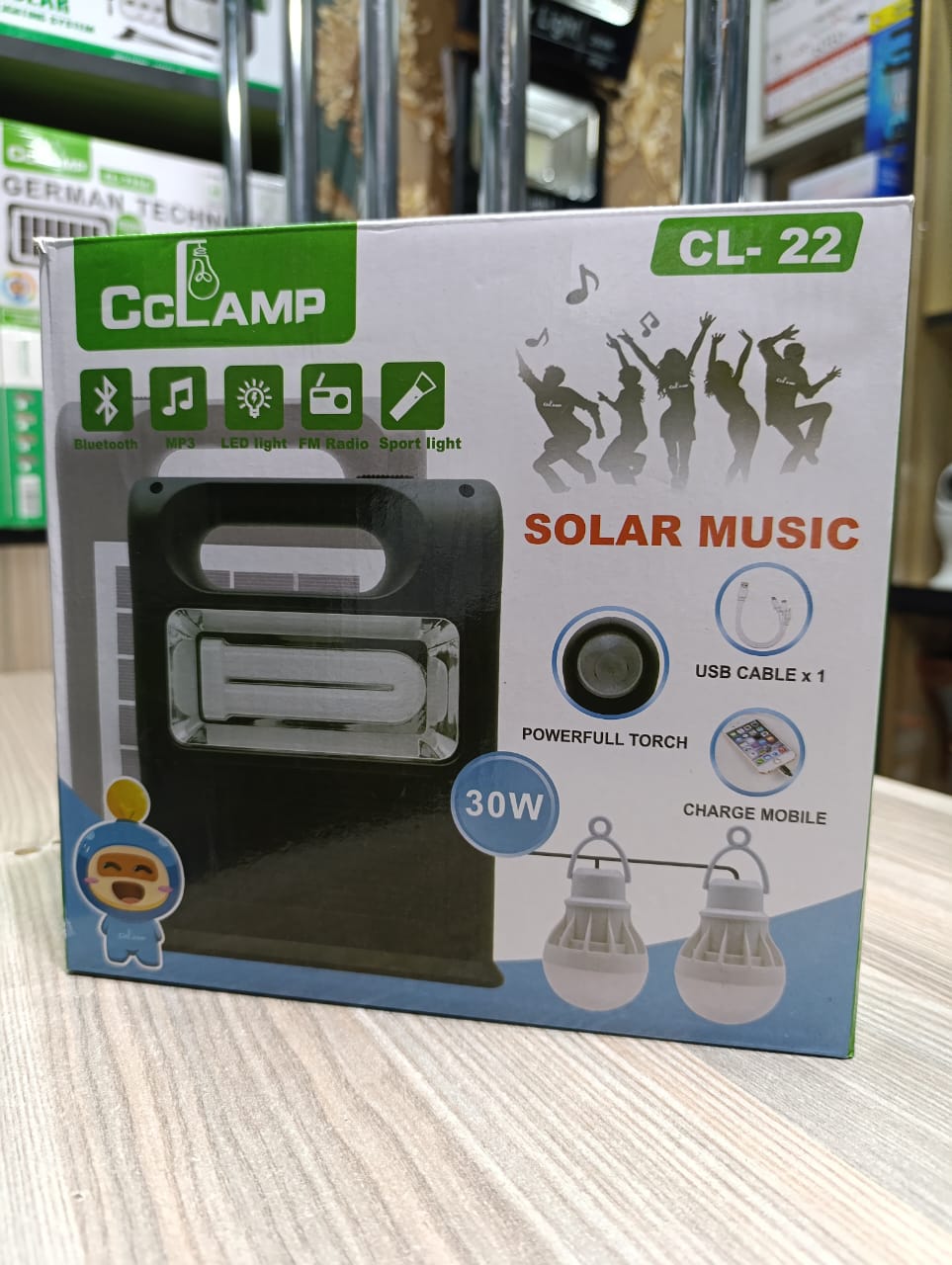 CcLamp CL-22 Solar Music Kit