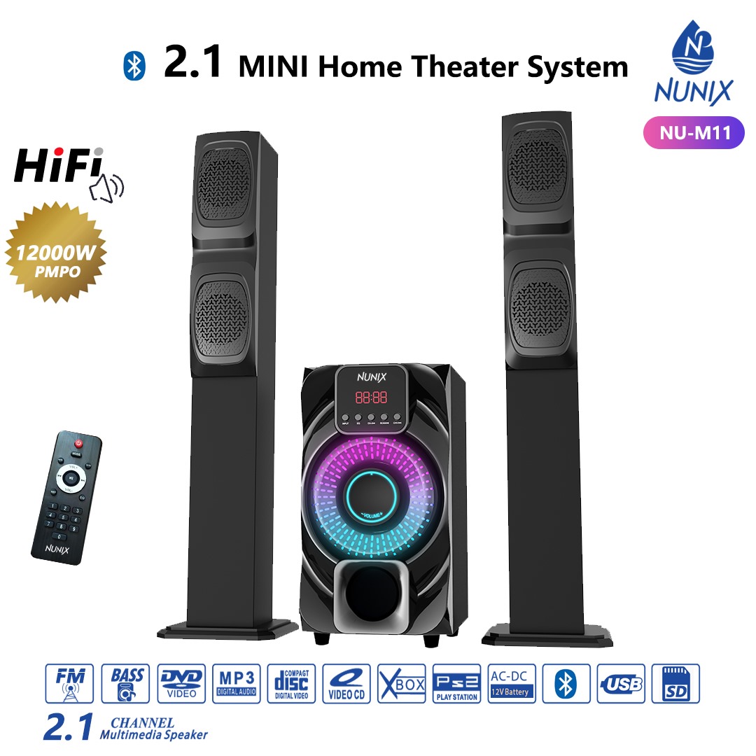2.1CH Home Theater Speaker System  NUNIX