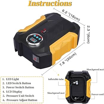 Thumbnail of CarSun portable tyre inflator c1399