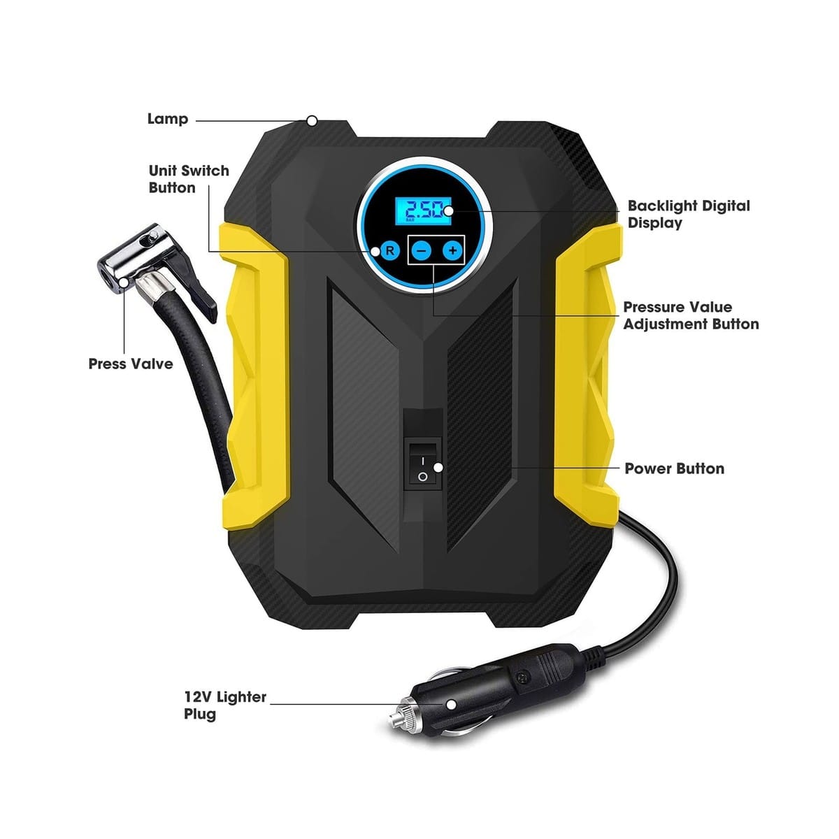 Thumbnail of CarSun portable tyre inflator c1399